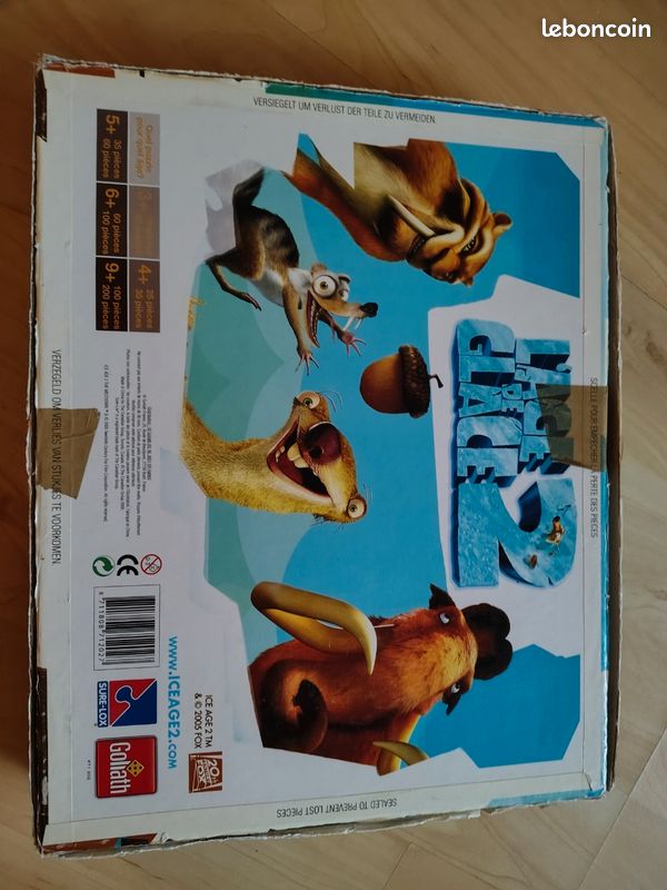 Puzzle l'Age de Glace 2 x4 (image 6)