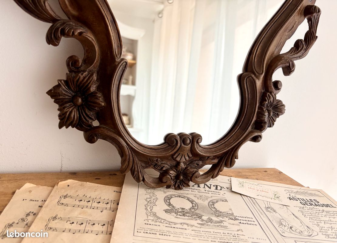 Grand miroir et sa console (image 8)
