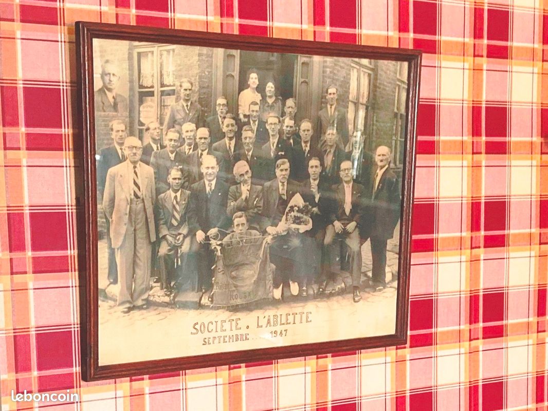 1947 Histoire de Roubaix Nord : société de pêche ancienne L'ablette