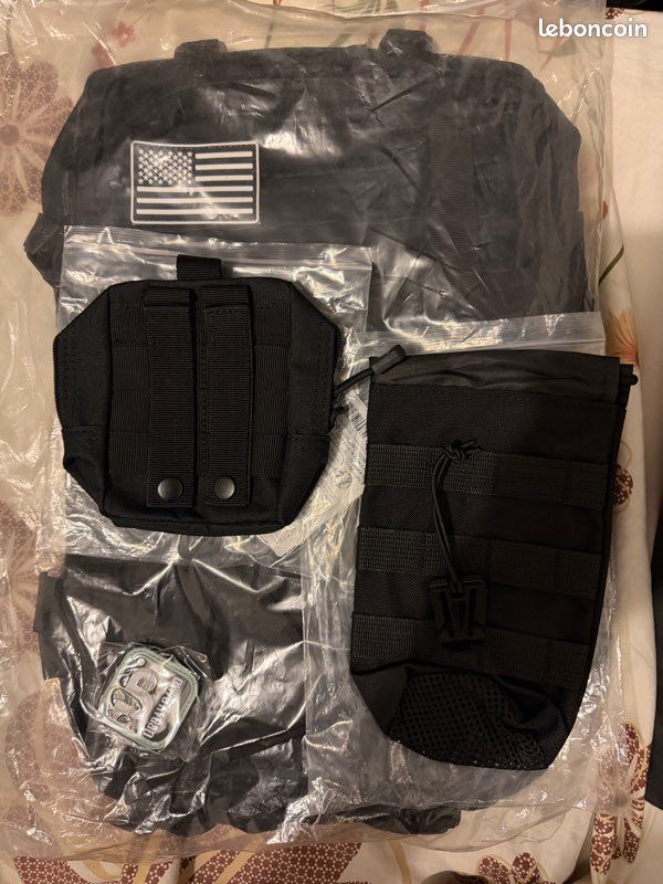 Sac à dos ReadyPack noir 47L neuf avec accessoires (image 8)