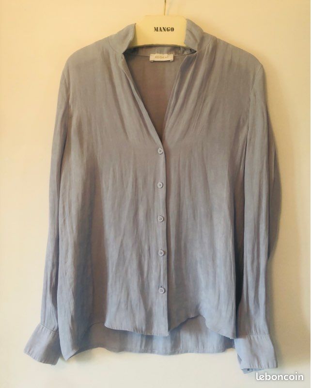 Chemise bleu ciel nuages Kookai M (image 1)