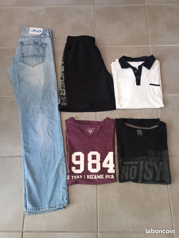 Lot de 5 vêtements homme T M (image 1)