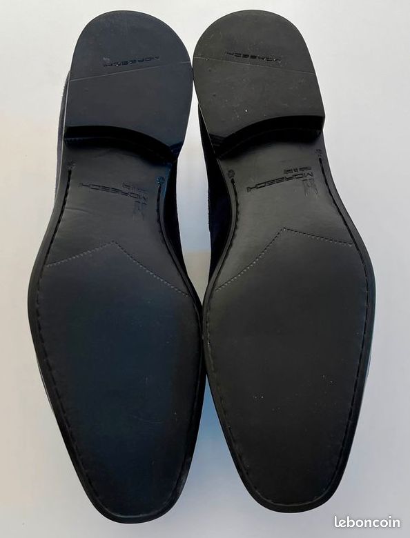 Mocassins bleus « MORESCHI » (image 3)