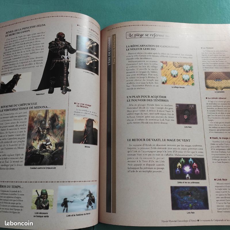 ZELDA HYRULE HISTORIA beau livre collection (image 4)