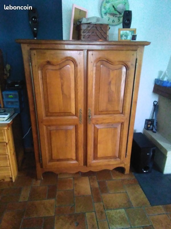 Meuble tv en chene massif (image 1)