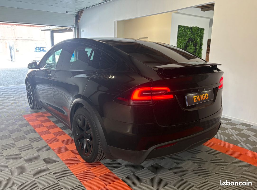 TESLA MODEL-X 100D ELECTRIC 685ch 296PPM 100KWH PALLADIUM 4WD DUAL-MOTOR BVA / VOLANT YOKE - FSD NIVEAU 4 (image 3)