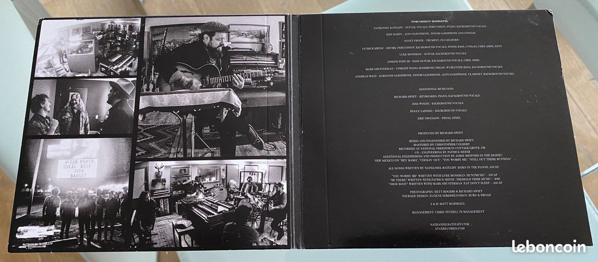 CD de Nathaniel Rateliff & The Night Sweats - "Tearing At The Seams" (image 3)