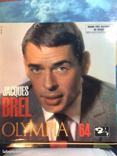 Lot coffret jacques brel + olympia 1964 + 02 autres albums (image 1)