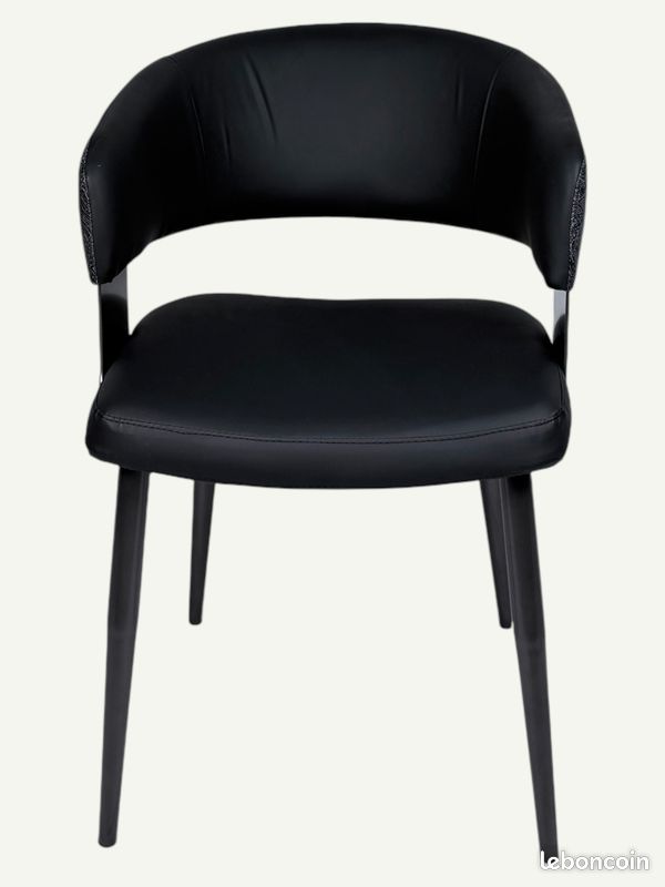 Chaise noire moderne – Style chic – 49 (image 2)