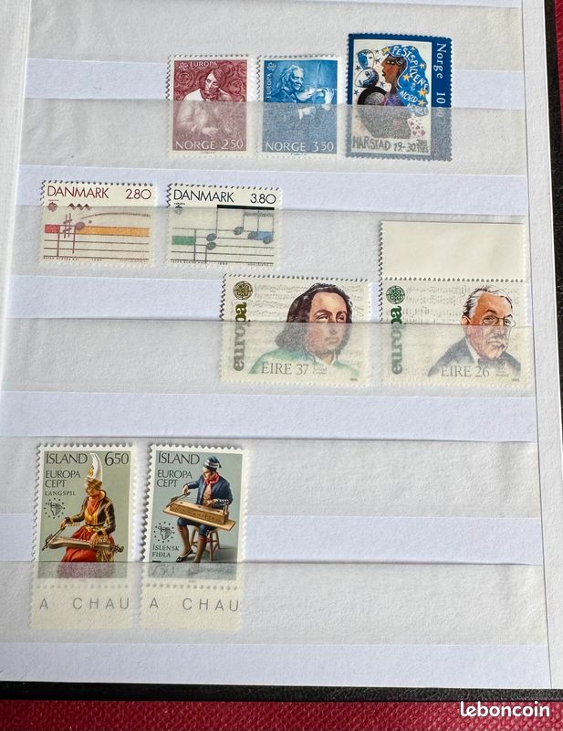 Philatélie : Timbres EUROPA 1985 – Collection complète (image 13)