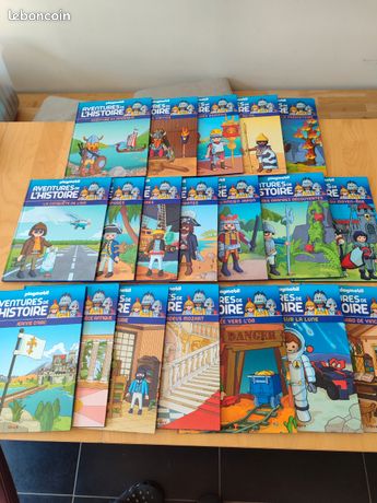 Lot De 16 Livres Playmobil - Aventures De L'Histoire - Comme Neufs