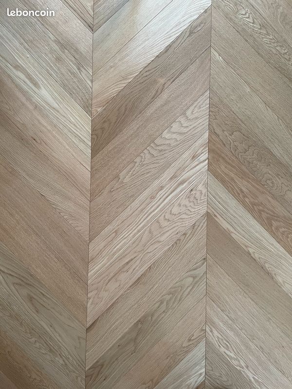 Parquet contrecollé Point de Hongrie Qualité premium - 4 boîtes (image 2)