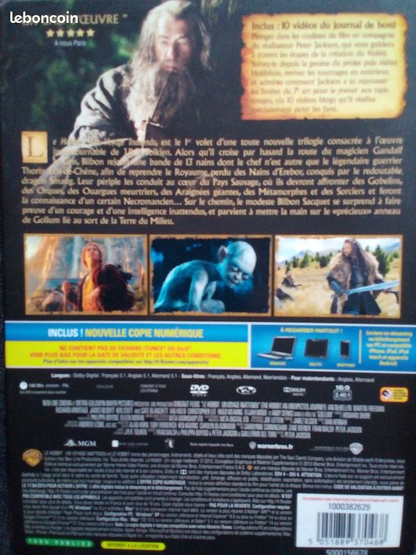 Edition Collector 2 DVD Le hobbit Un voyage inattendu (image 3)