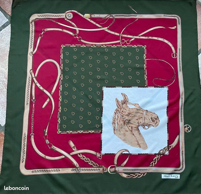 Foulard vintage Marc LAURY (image 1)