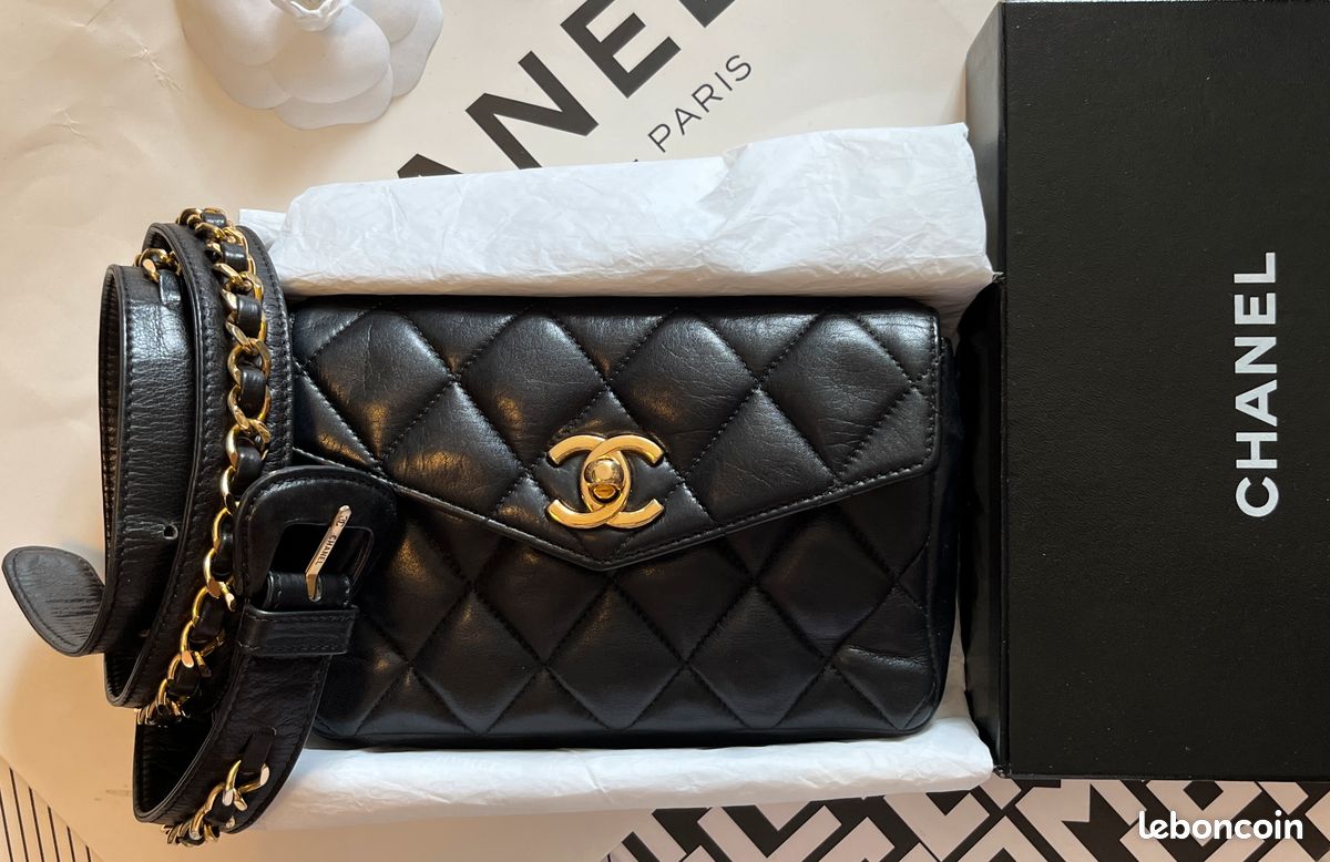 Bag Sac Ã Main Chanel Noir Sac Bandoulière Chanel Noir à Rabat