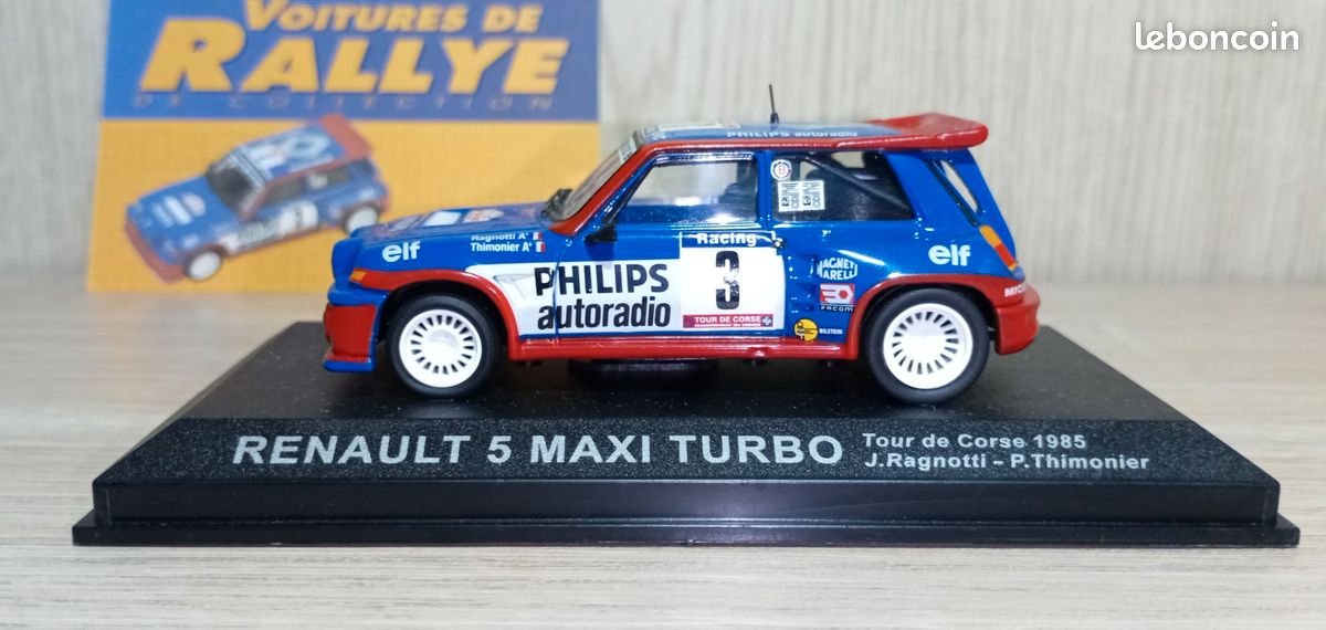 Lot de 3 Miniatures Renault 5 Turbo Altaya Ixo - Collection