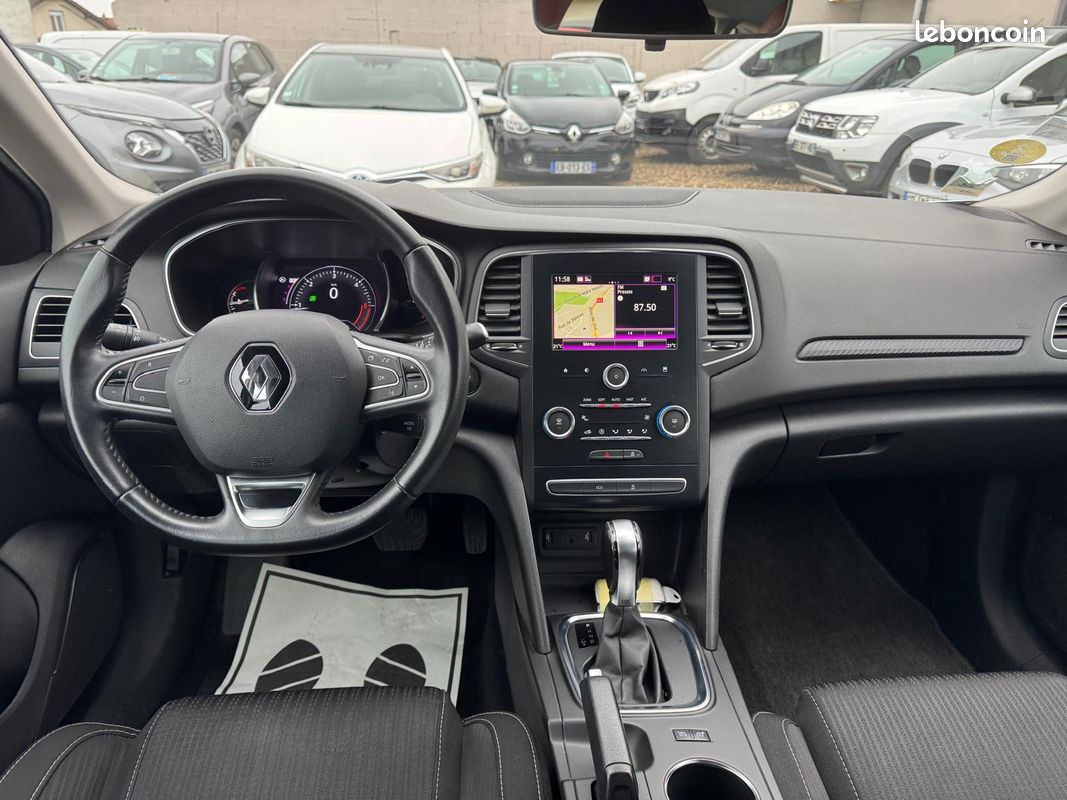 Renault Mégane IV Estate Blue DCI 115 EDC Business - Historique d'entretien - Garantie 12 mois - Distribution neuve - Radar AV/AR - Apple CarPlay - Ouverture ss clé (image 4)