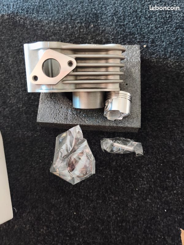 Cylindre piston type origine Teknix Peugeot Vivacity / Speedfight Ludix Sym 50cc 4 tps (image 2)
