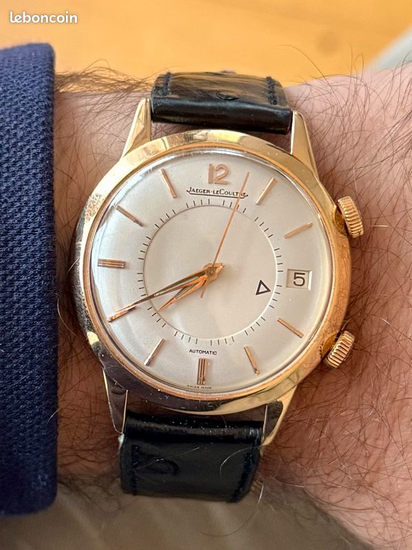 Jaeger LeCoultre Memovox E855 FULL SET OR jaune circa 1970's