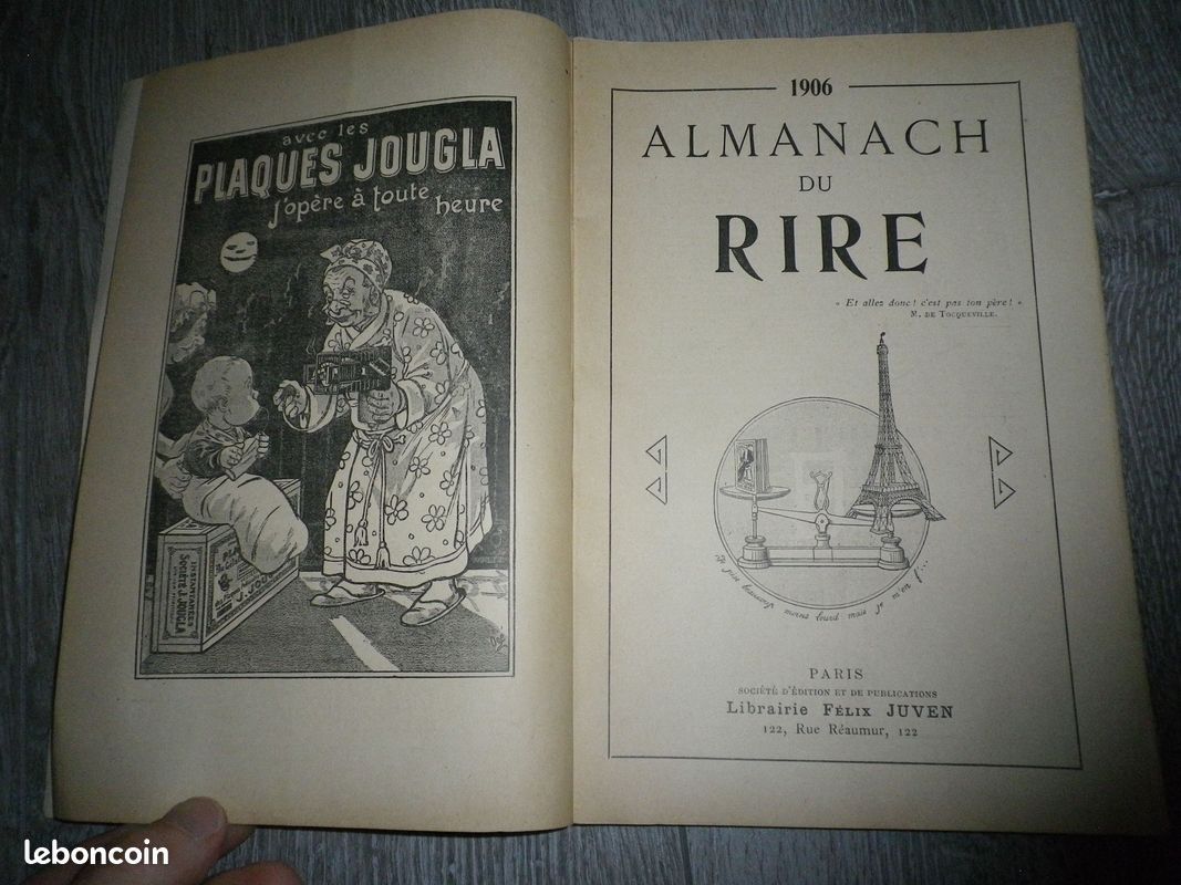Almanach du Rire 1906 - Librairie Félix Juven - Illustré Humour Belle Époque Rare (image 3)