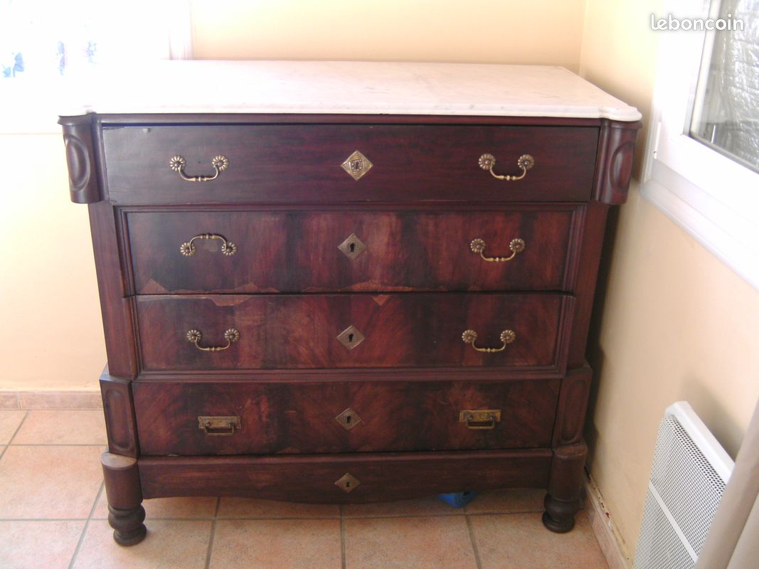 Commode antiquaire à tiroirs (image 1)
