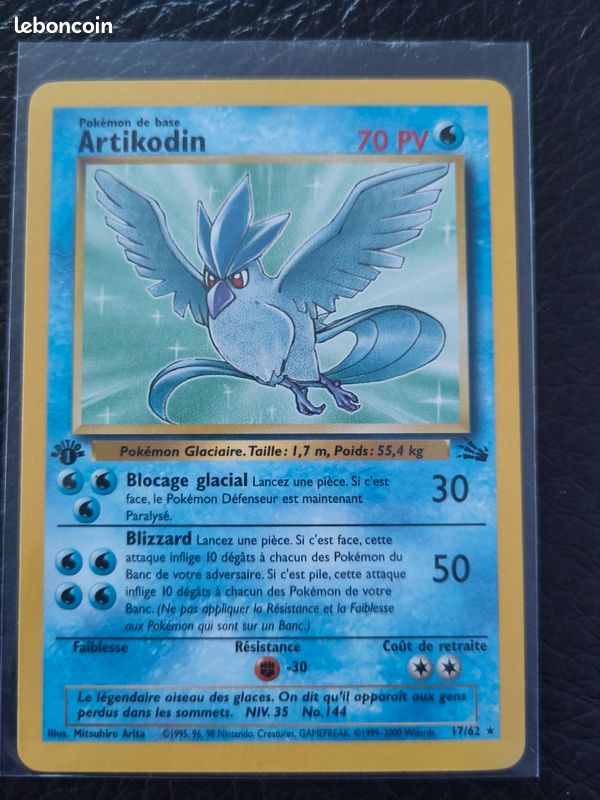 artikodin pokemon card PCA 9.5 Artikodin