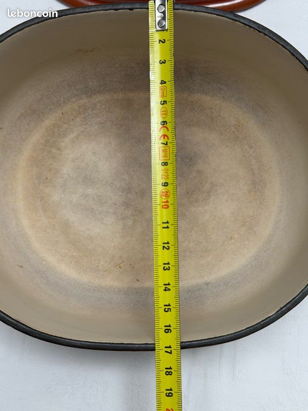 Cocotte en Fonte CREUZET N°21 Ovale (image 6)