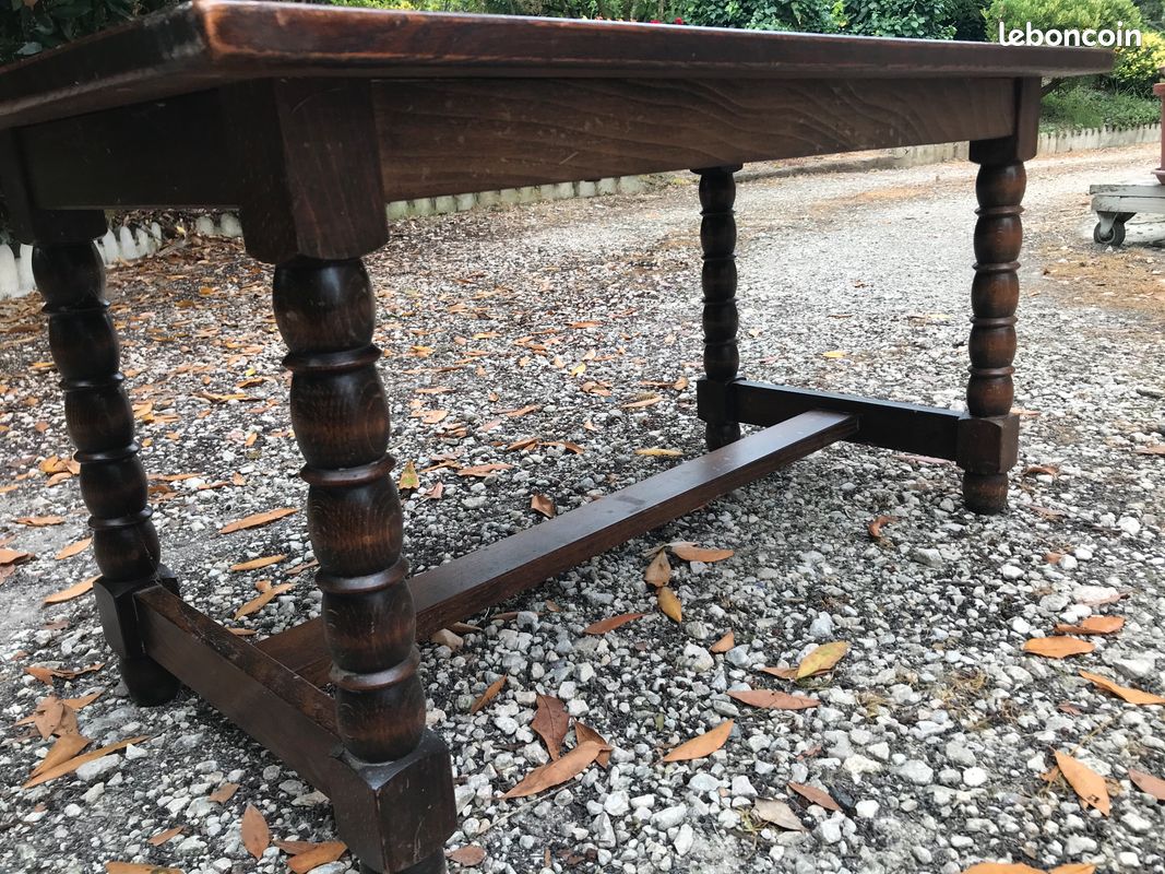 Table basse bois robuste (image 3)