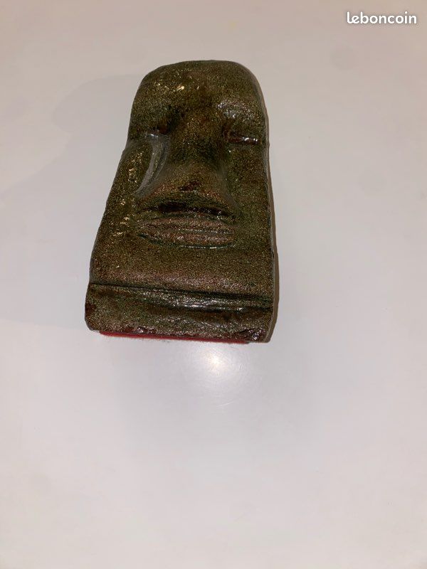 Statuette Moaï Île de Pâques vintage (image 1)