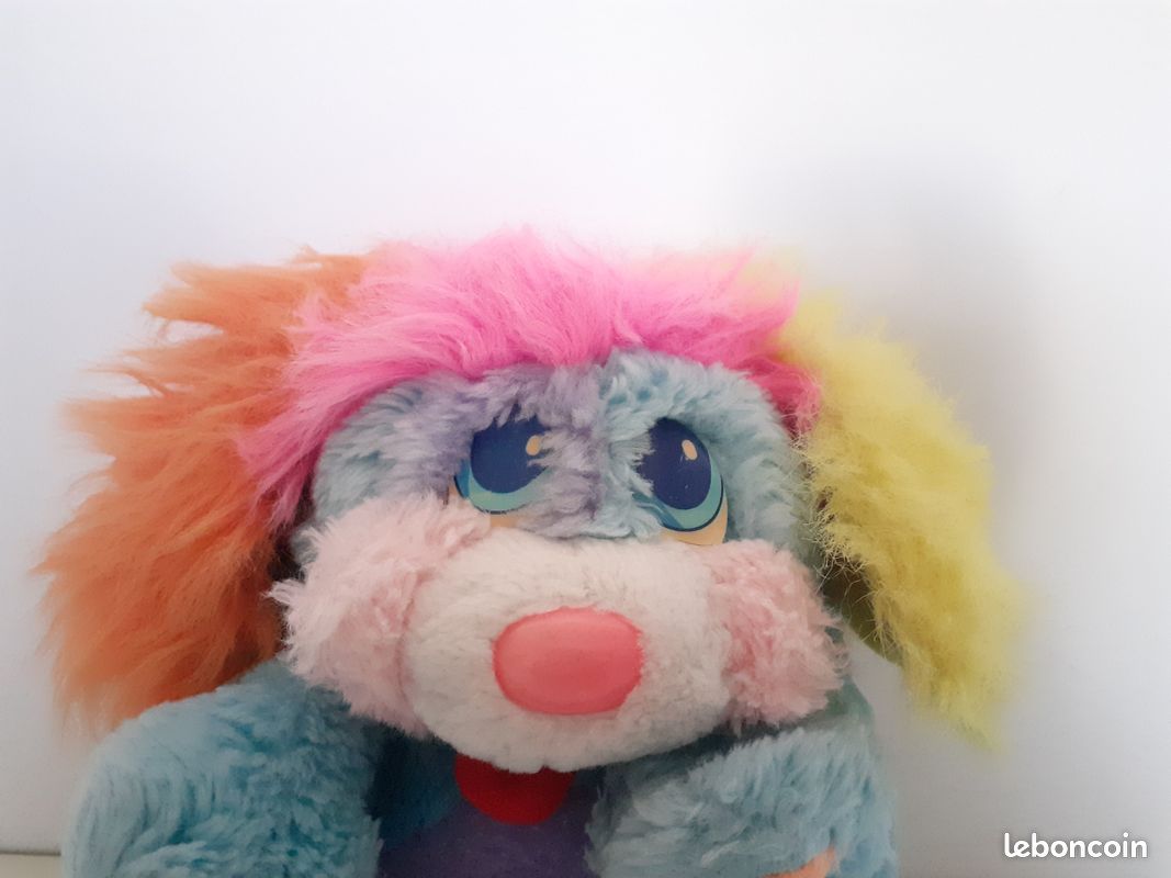 Mini Popples blanc et rose - Mattel 1986