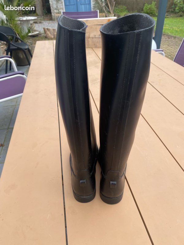 Bottes D'équitation Noble Outfitters Femme - US 7 - Noir Et Bleu - Imperméables