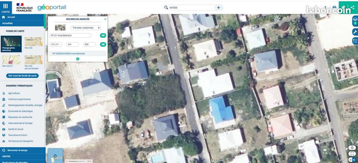 Terrain 800 m² · à Anse-Bertrand · 130 000 €
