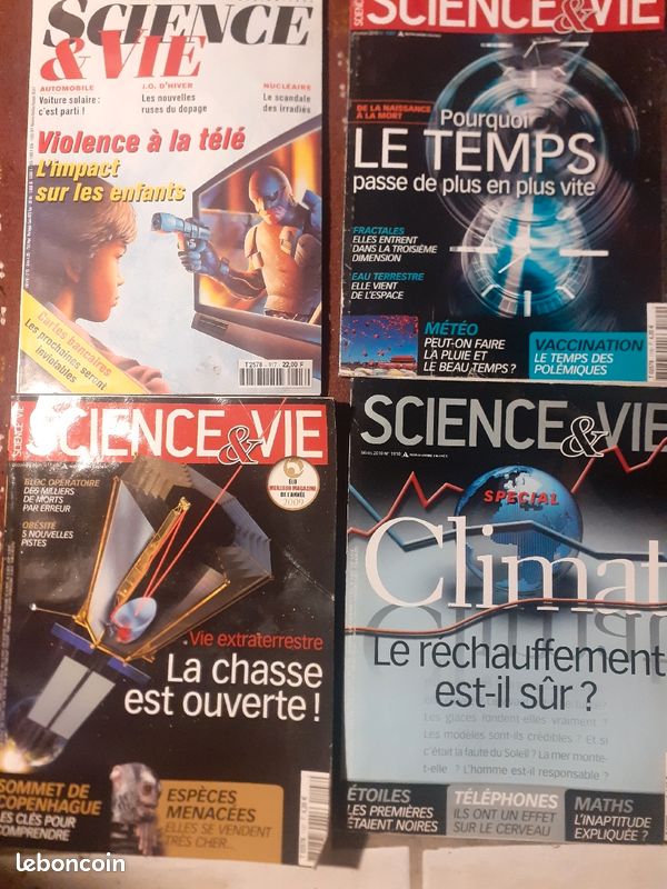 Lot de 4 science & vie (image 1)