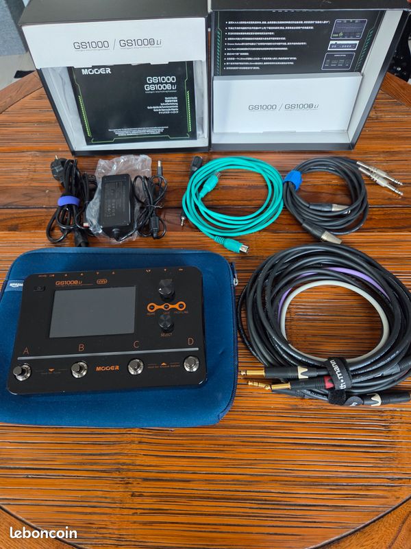 Multieffet Mooer GS1000Li Capture/Simu Amp/FX/Cab + Combo Rythm/Looper rechargeable (image 1)