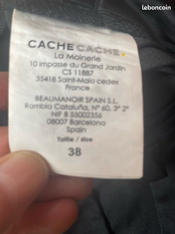 Pantalon noir intemporel taille 38 (image 5)