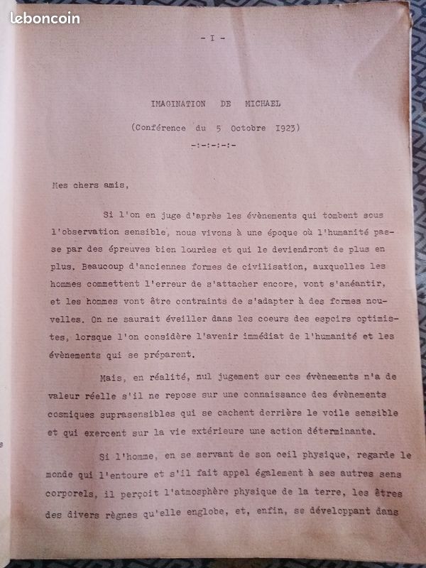 Rudolf steiner deux documents quatre imaginations cosmiques / le cours... (image 4)