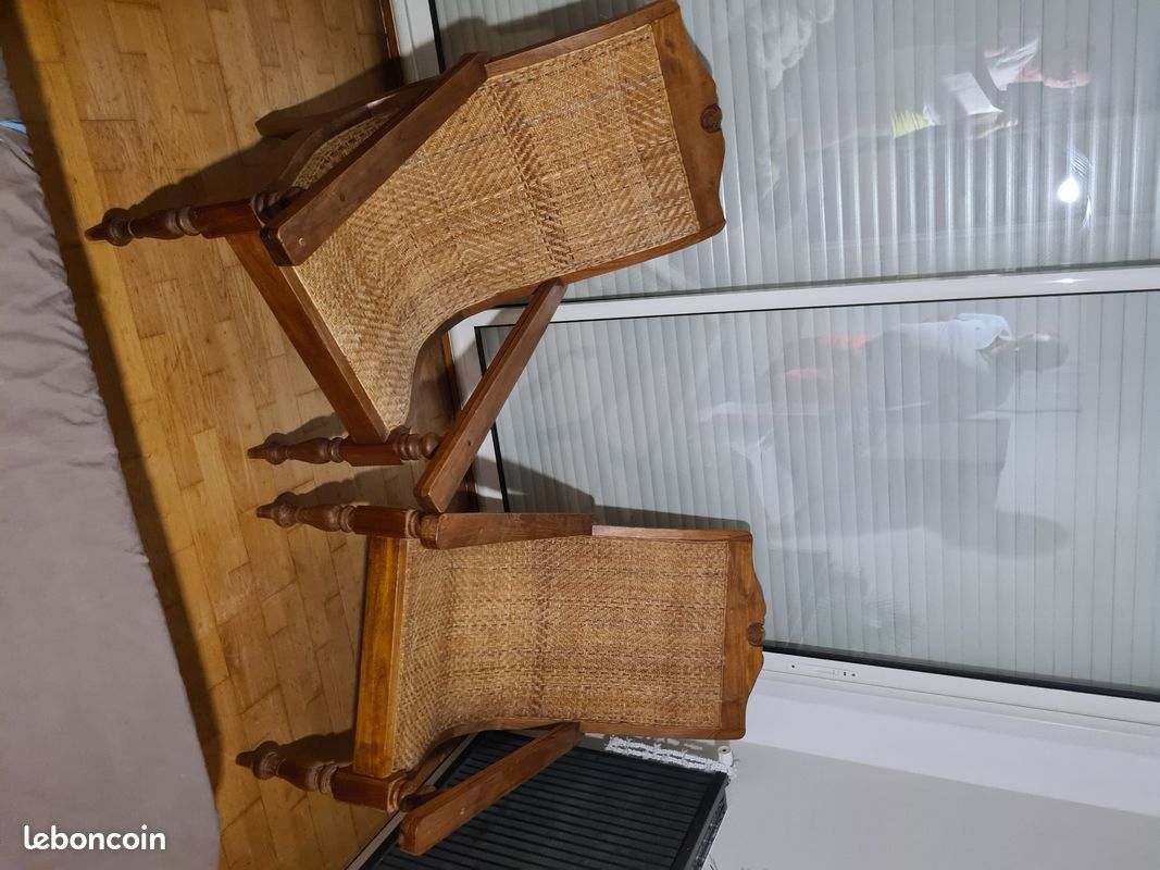 2 fauteuils" planteur colonial relax" (image 1)