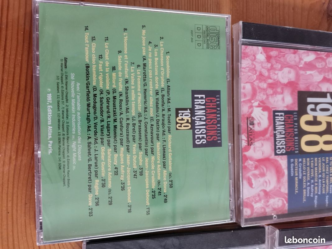 Cd les plus belles chansons françaises (image 4)