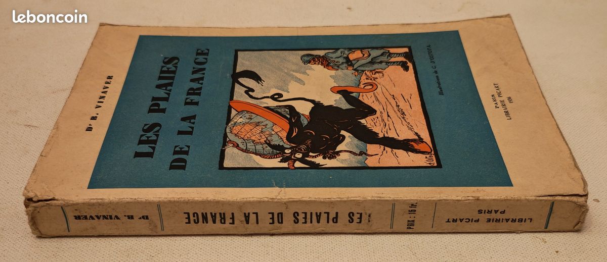 Les Plaies de la France - Vinaver, B. Librairie P Cart 1936 (image 5)