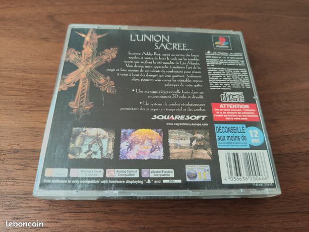 Vagrant Story – Sony PS1 (PAL, FR, Neuf Sous Blister Scellé)