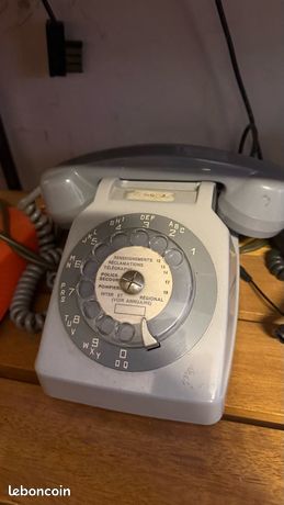 Socotel S63 Ancien Téléphone Fixe Vintage Années 70-80 - Décoration