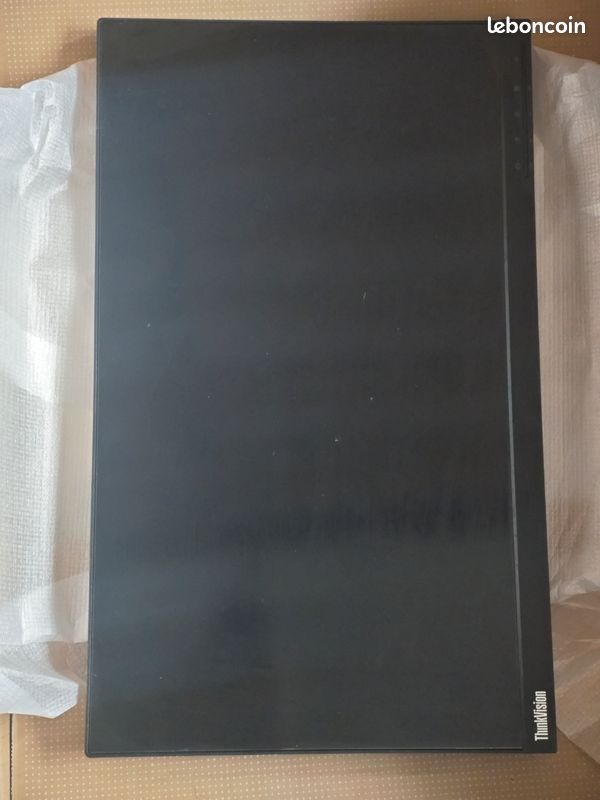 Lenovo ThinkVision T24m 23.8" Full HD LED plat noir écran plat de pc (image 6)