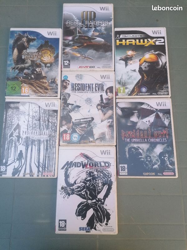 Lot de 7 jeux de wii (image 1)