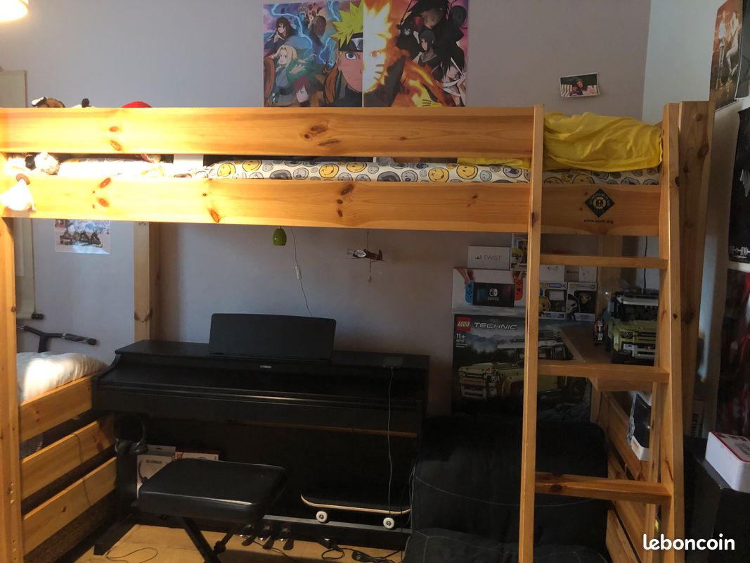 Vends lit mezzanine 1 personne (image 1)