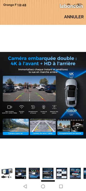 Écran 10 pouces AppleCarplay Android Auto neuf (image 3)