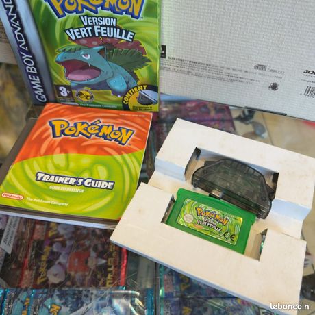 Jeu gameboy advance pokemon vert feuille - Jeux vidéo