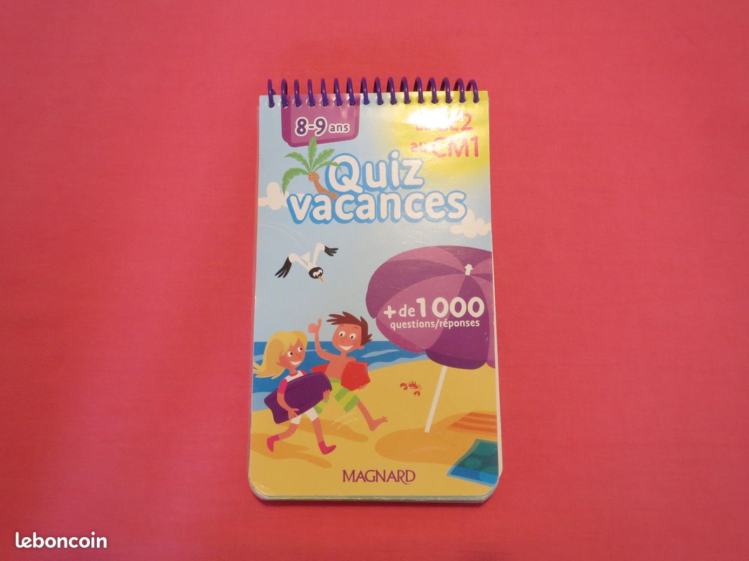 QUIZ VACANCES 8 à 9 ans (CE2 au CM1) (image 1)