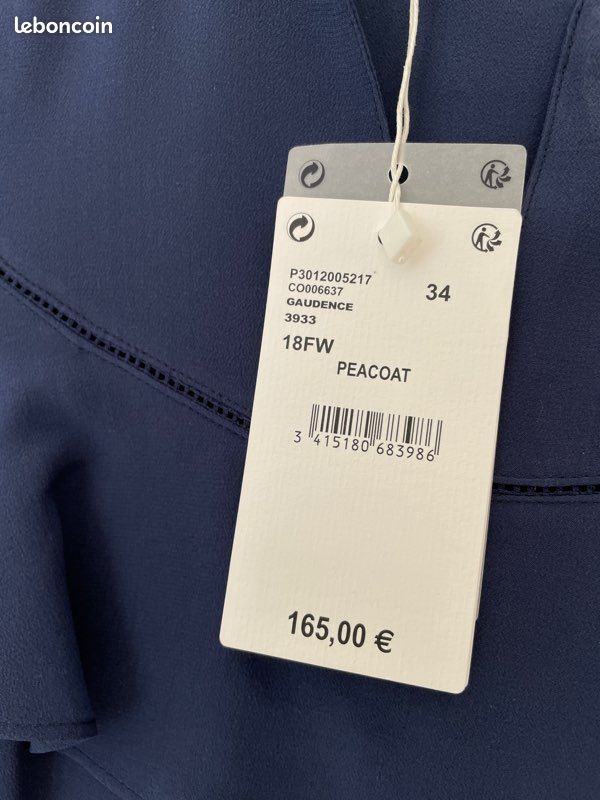 Jupe Comptoir Des Cotonniers Taille 34 - Neuve Avec étiquettes, Couleur Beige Coton