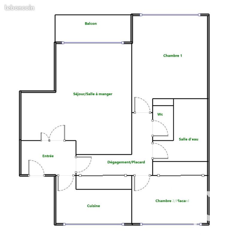 Appartement a louer massy - 3 pièce(s) - 68 m2 - Surfyn
