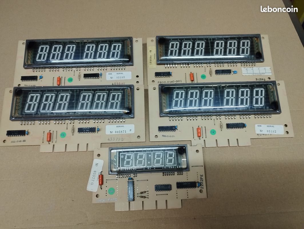 AS-2518-21 Afficheur 6 Digit Bally Stern